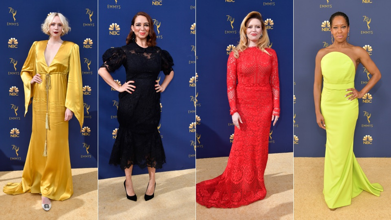 Illustration for article titled All the Demure & Sparkly Shit on the 70th Annual Emmys Red Carpet